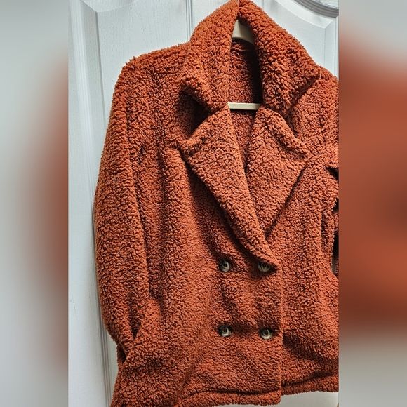 Rust sherpa jacket - Picture 2 of 6